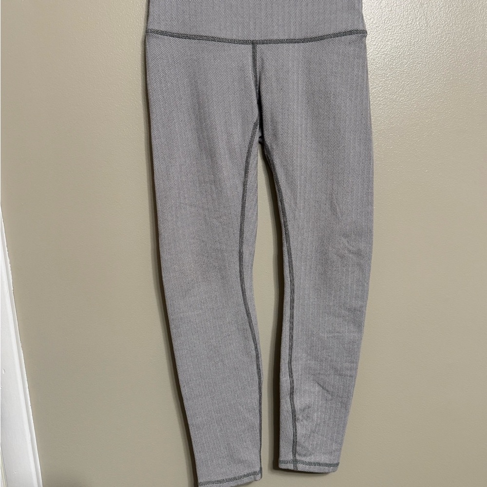 Lululemon Grey Herringbone Legging